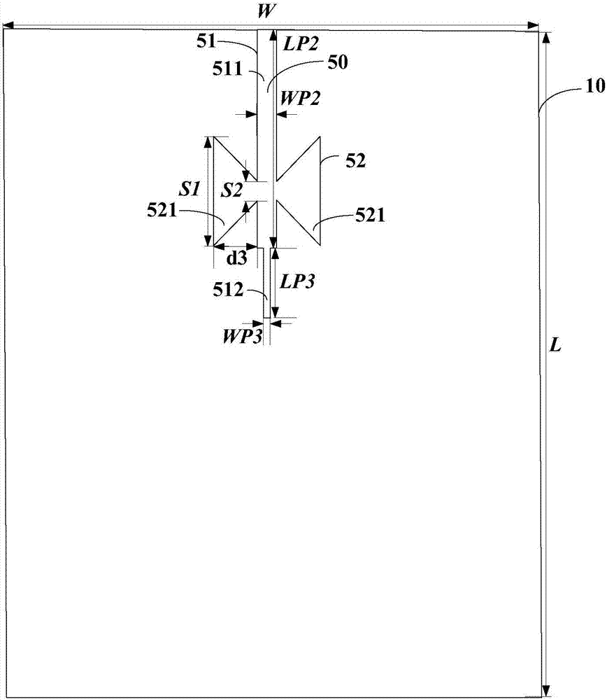 Axe-shaped dual mode monopole antenna