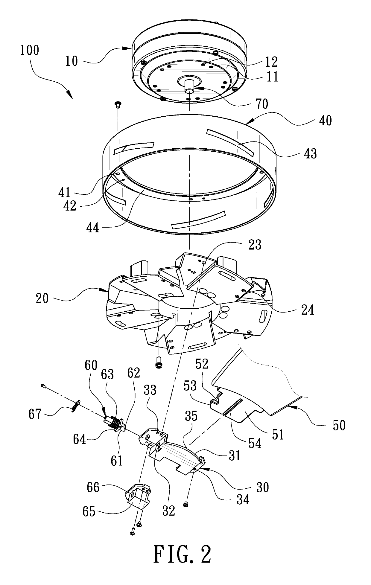 Detachable blades for a ceiling fan