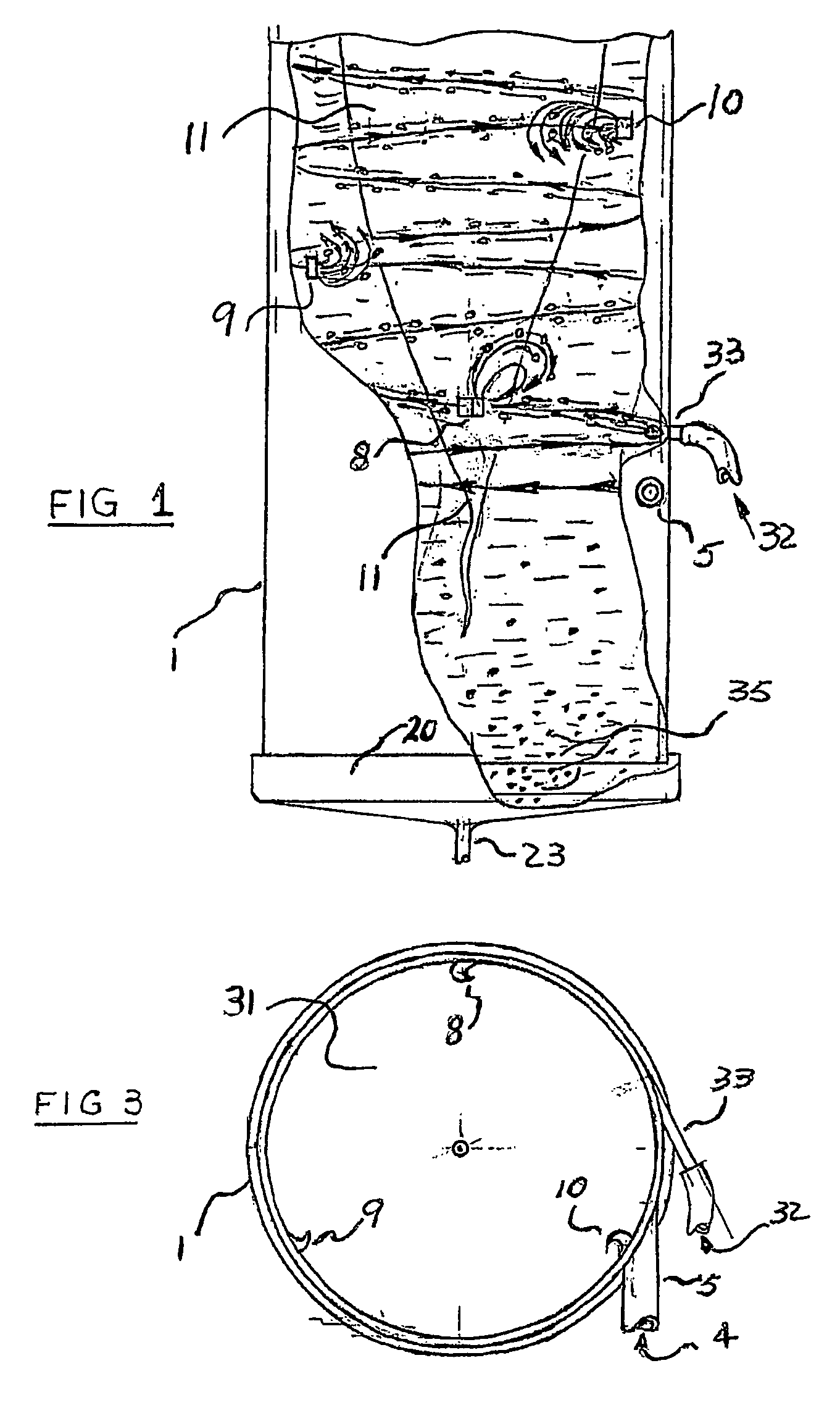 Fluid purification using hydraulic vortex system