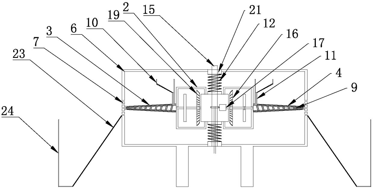 Sawdust compressing device