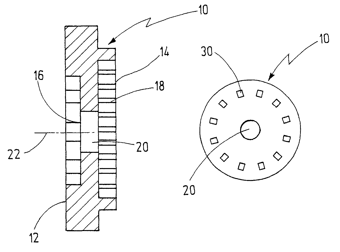 Adapter for mounting a tool on an oscillating drive