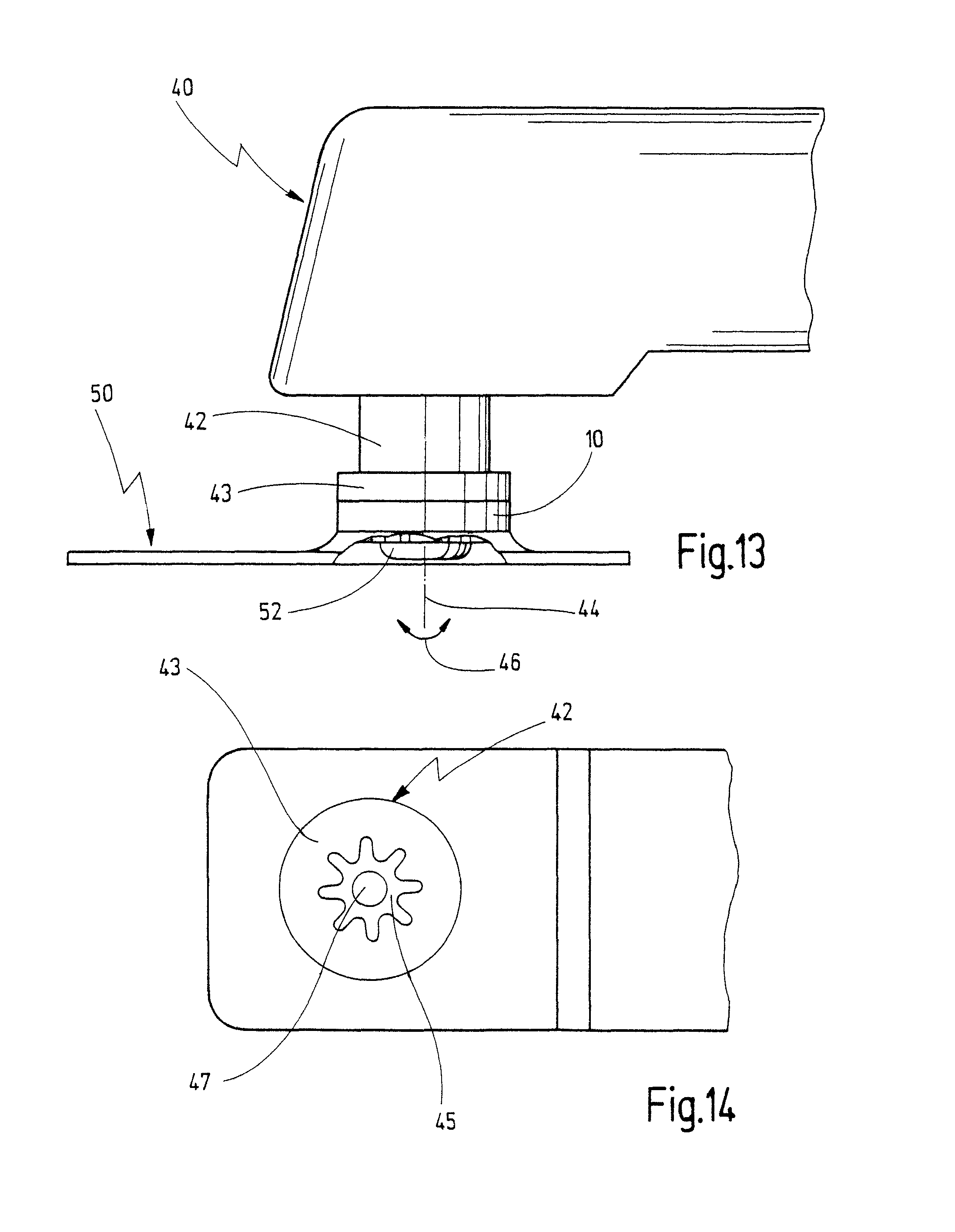 Adapter for mounting a tool on an oscillating drive