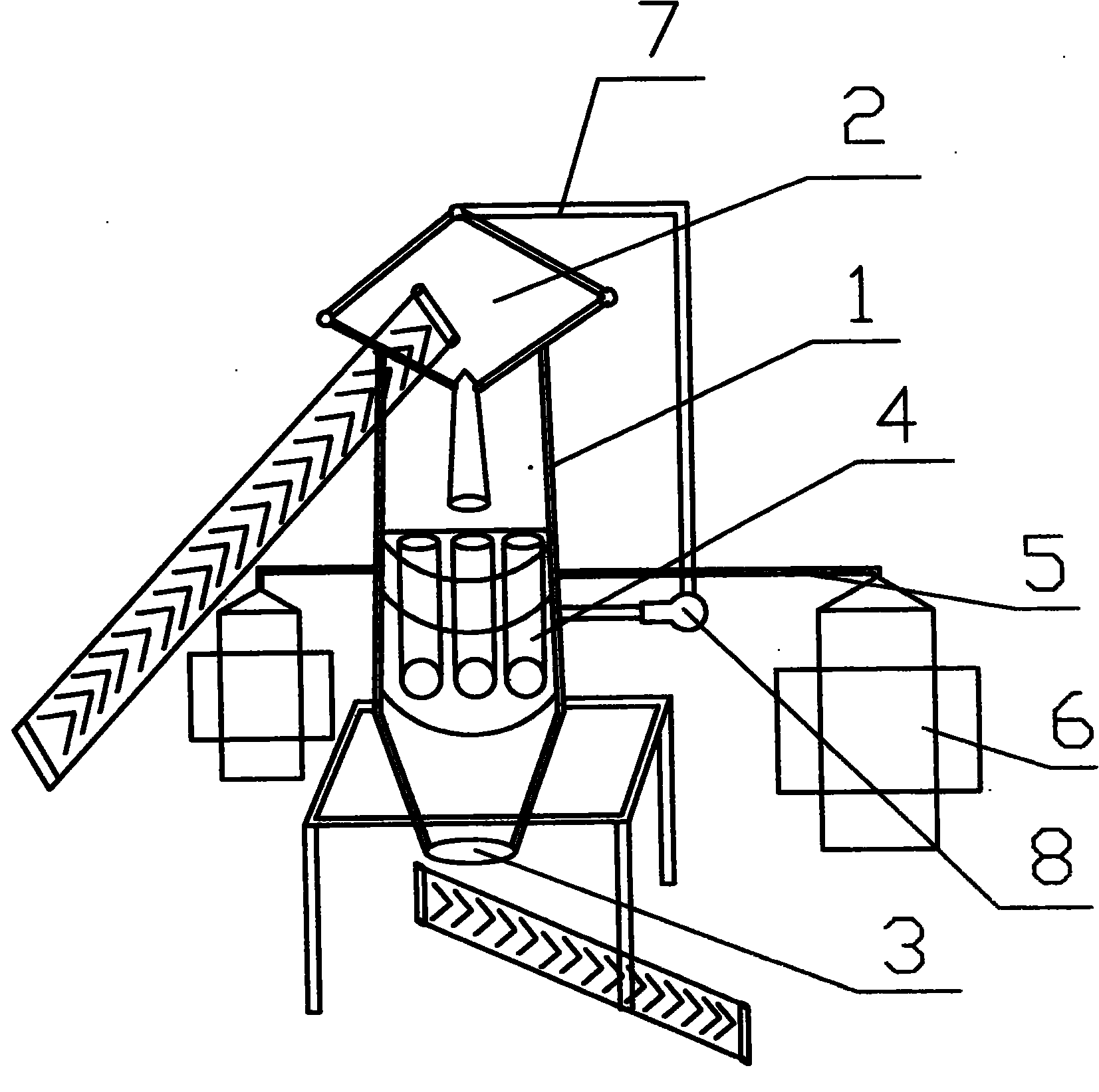 Method and device using coal to directly reduce iron