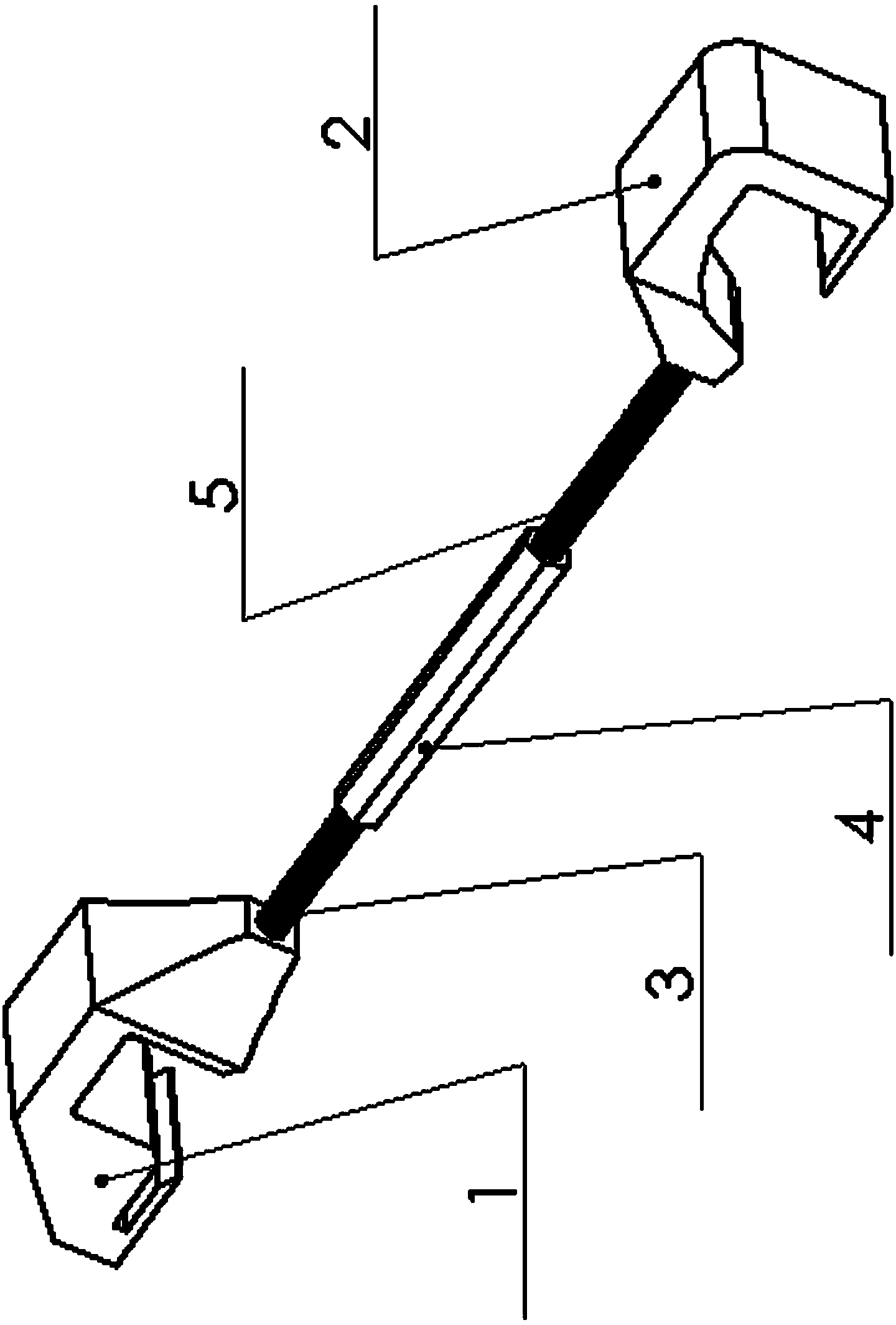 Maintenance device for chain buckle of double-chain conveying machine