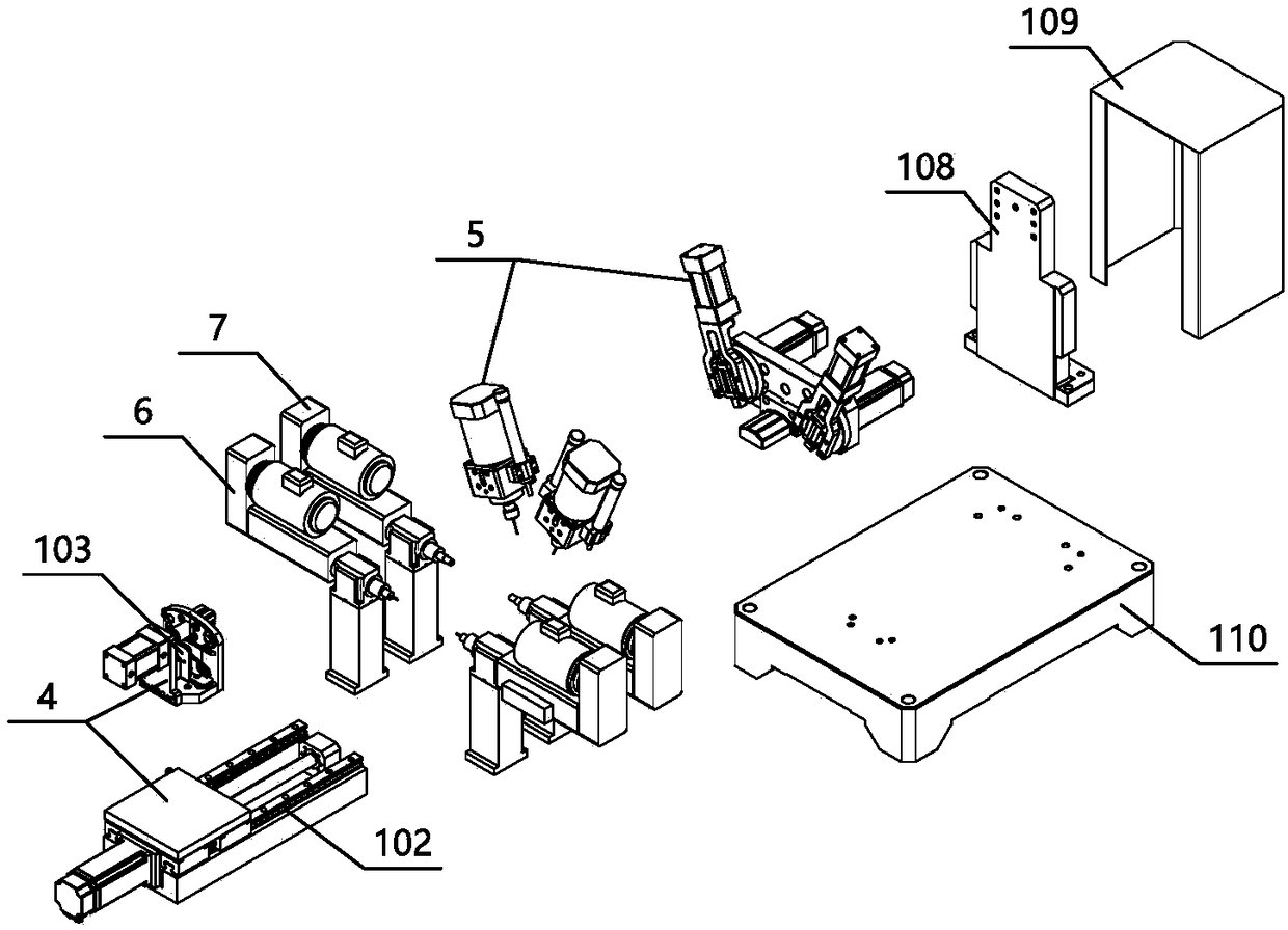 Full-automatic metal working machine