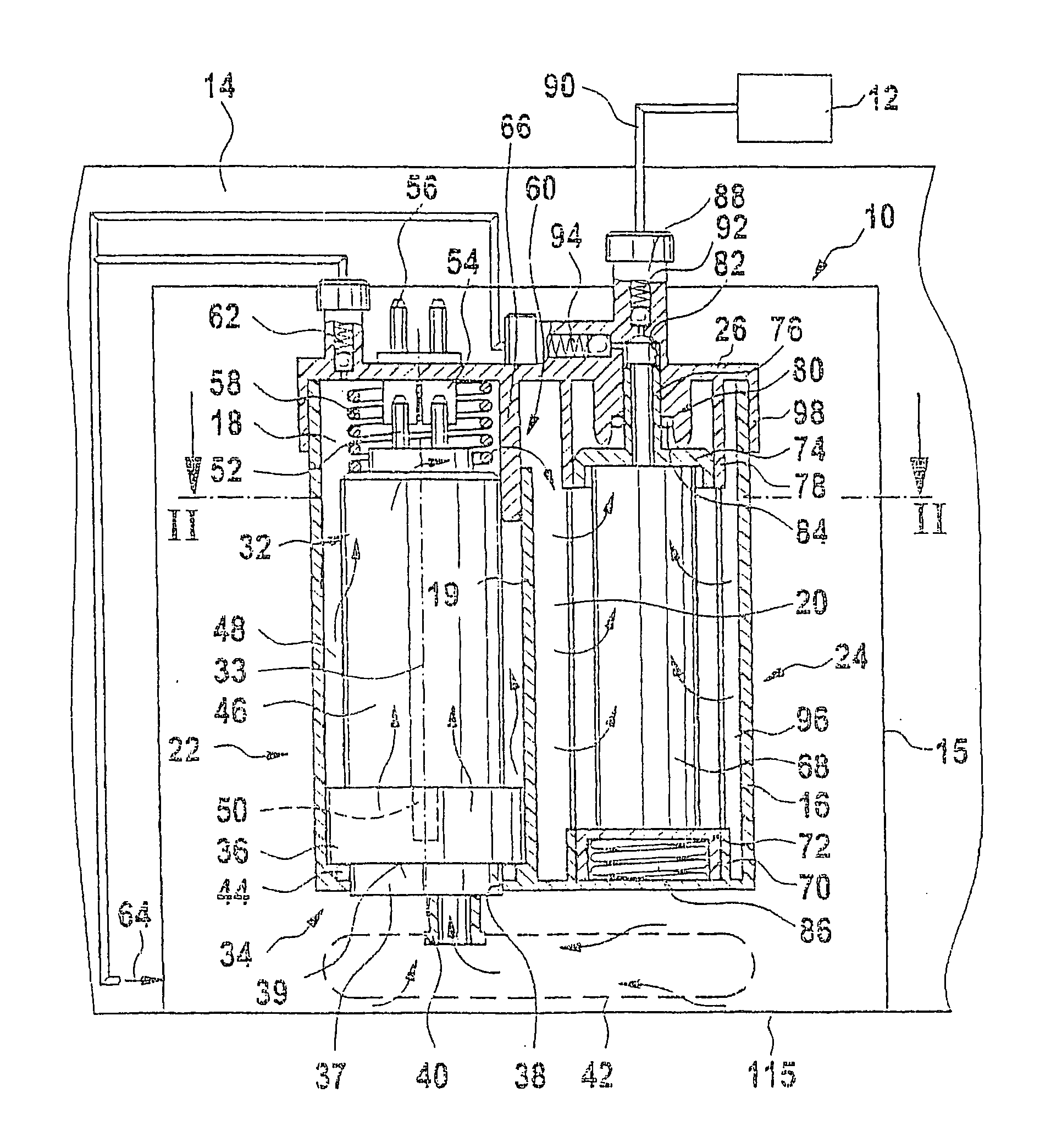 Fuel transporting device for a motor vehicle