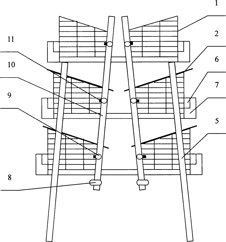 Combined rabbit-raising device