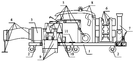 Intelligent tunnel rescue device