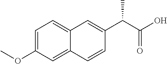 Bilayer pharmaceutical compositions of naproxen