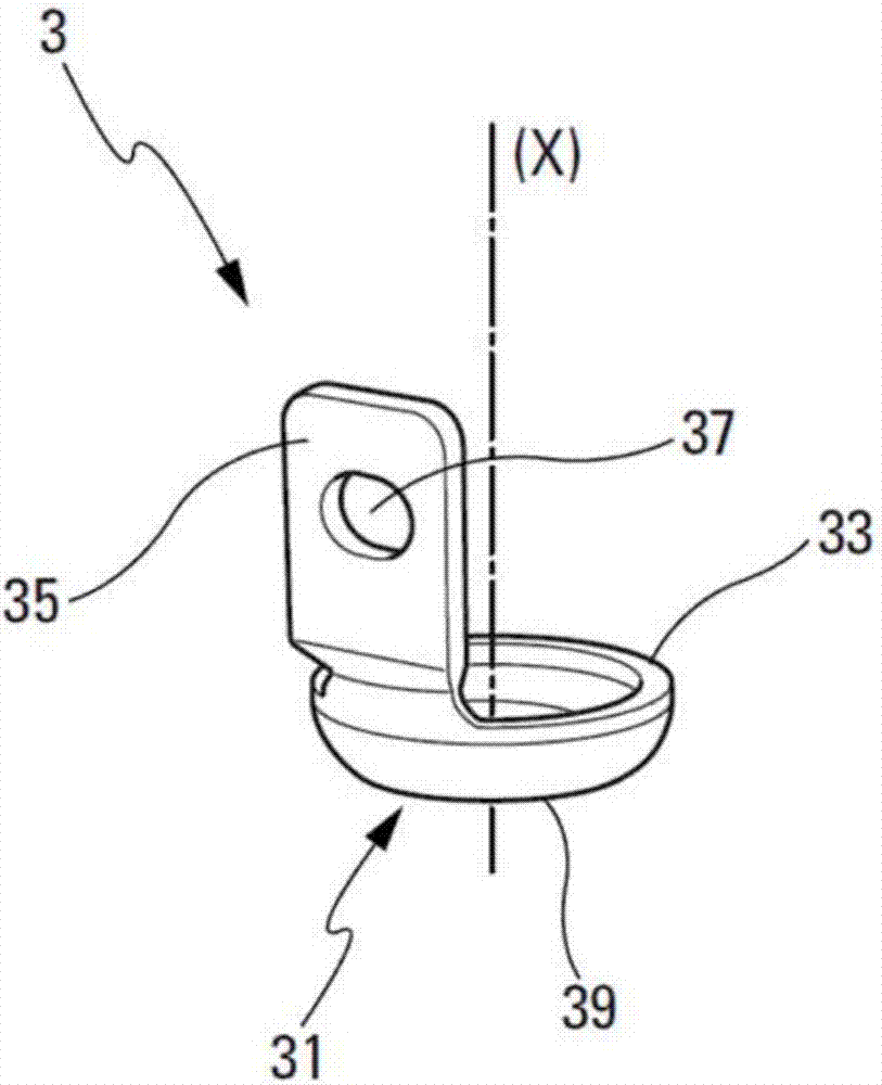 Attachment device for heat exchanger