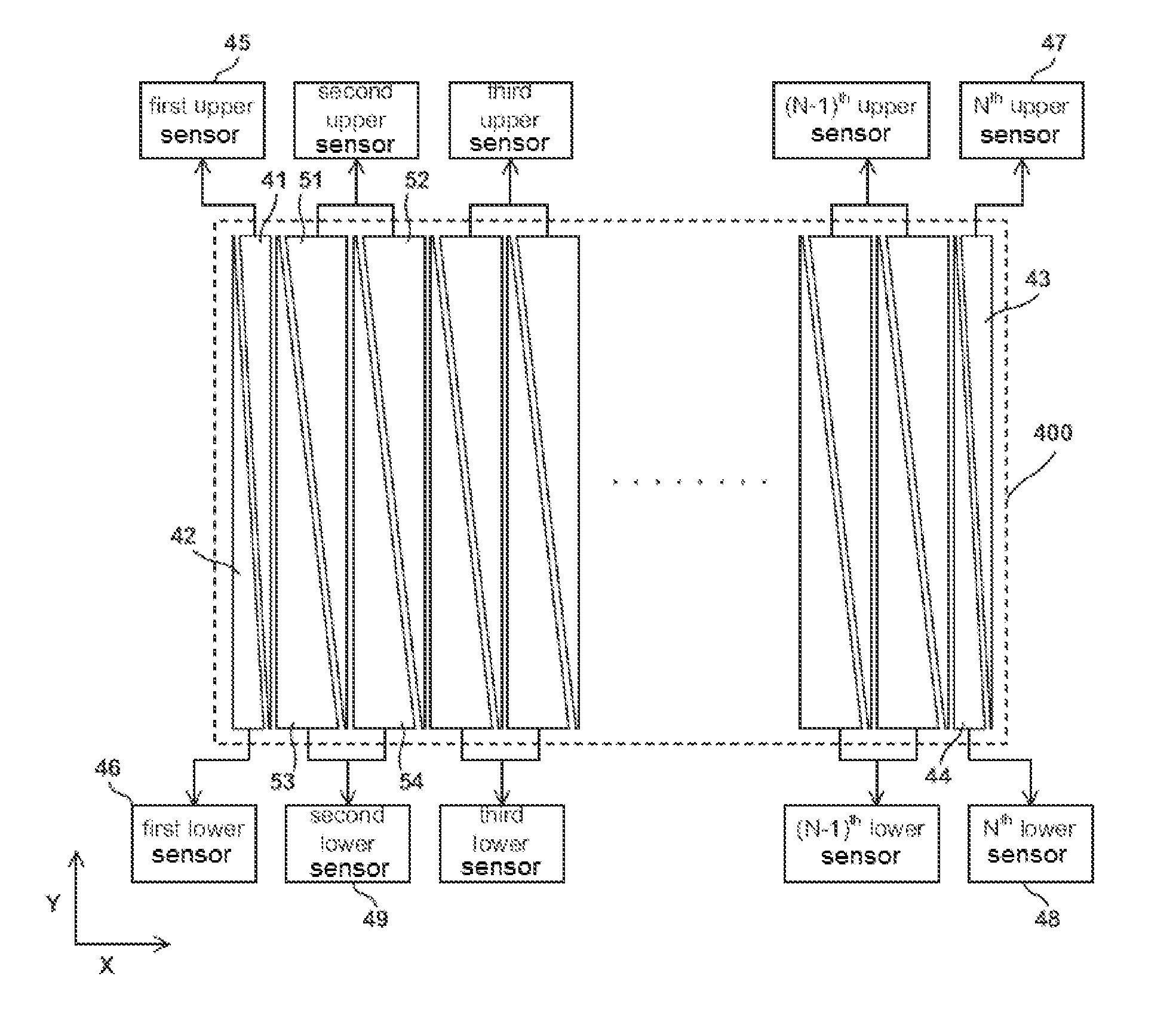 Self-capacitive touch panel