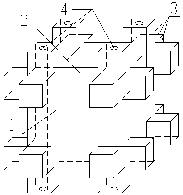 Fabricated concrete gravity dam based on composite structure and construction method of fabricated concrete gravity dam