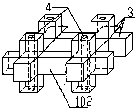 Fabricated concrete gravity dam based on composite structure and construction method of fabricated concrete gravity dam