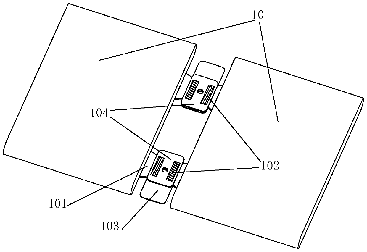 Lithium battery cell-clamping and film-flattening device