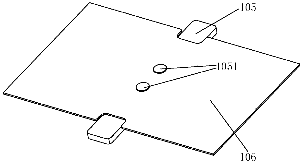 Lithium battery cell-clamping and film-flattening device