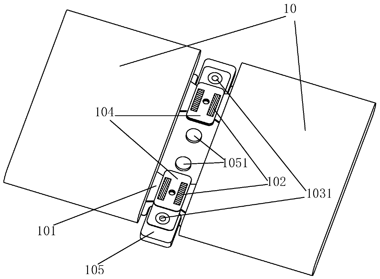 Lithium battery cell-clamping and film-flattening device