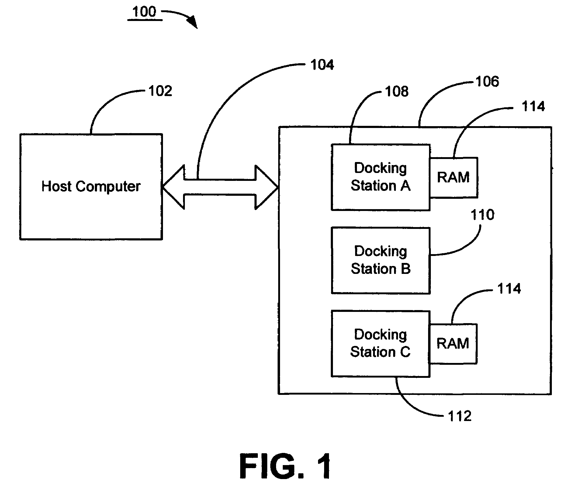 Random access storage system capable of performing storage operations intended for alternative storage devices