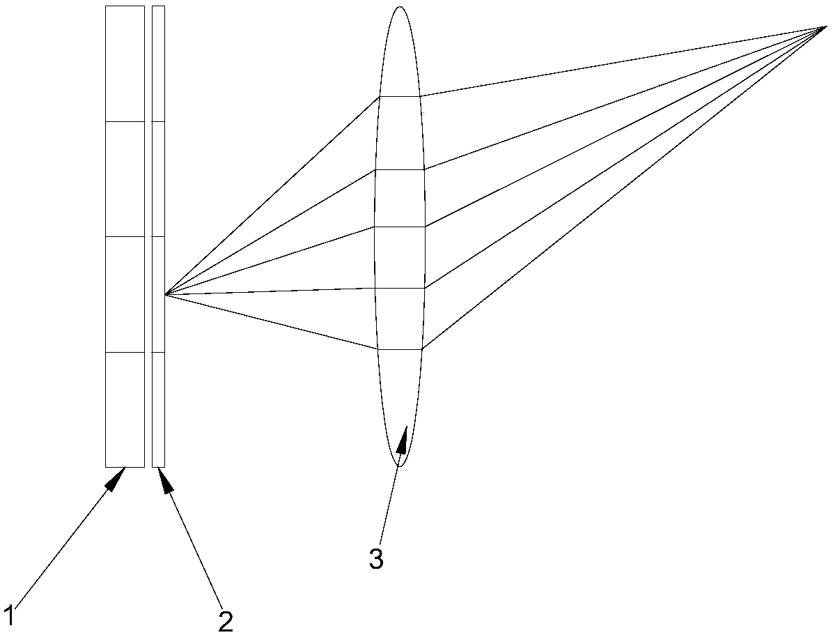 Combined camera system, mobile terminal and image processing method