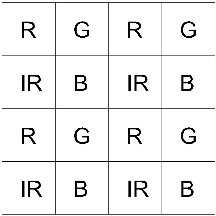 Combined camera system, mobile terminal and image processing method