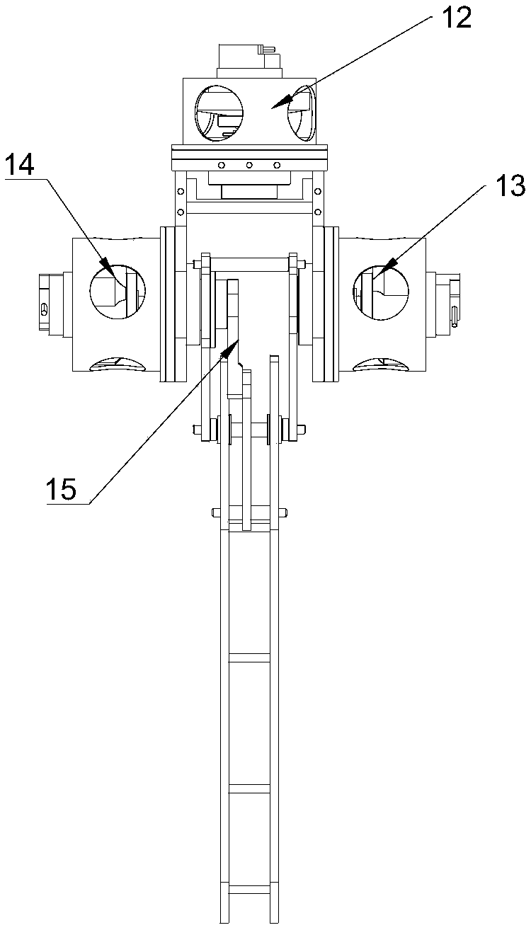 Mobile operation robot with variable-structure-state wheel legs