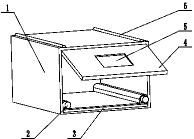 Multifunctional recyclable express delivery box based on Internet of things