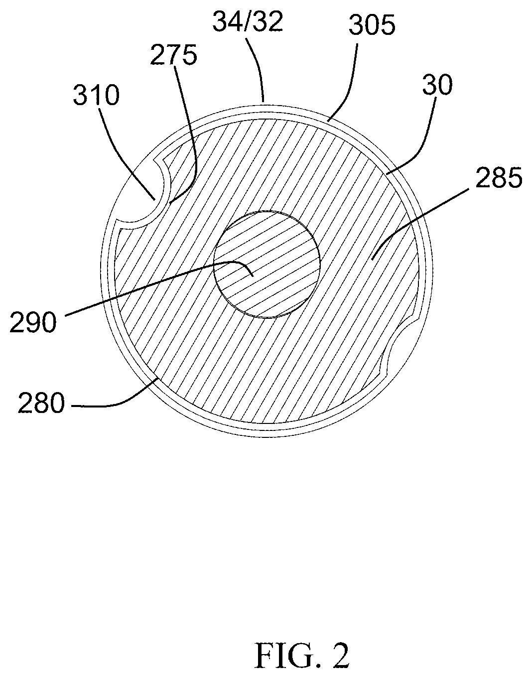 Drill pipe with fluted gun drilled passageway