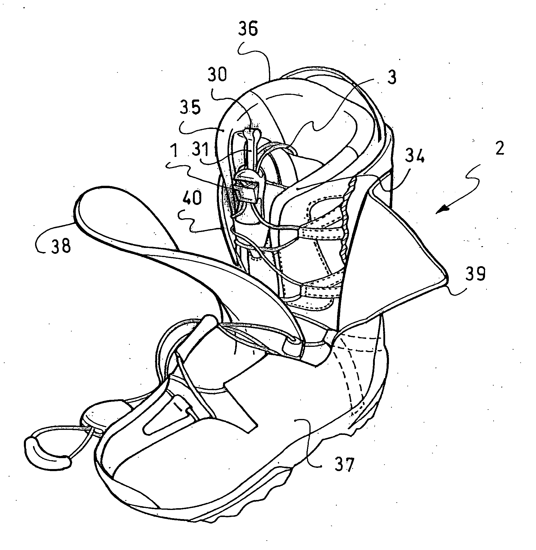 Lace blocking device