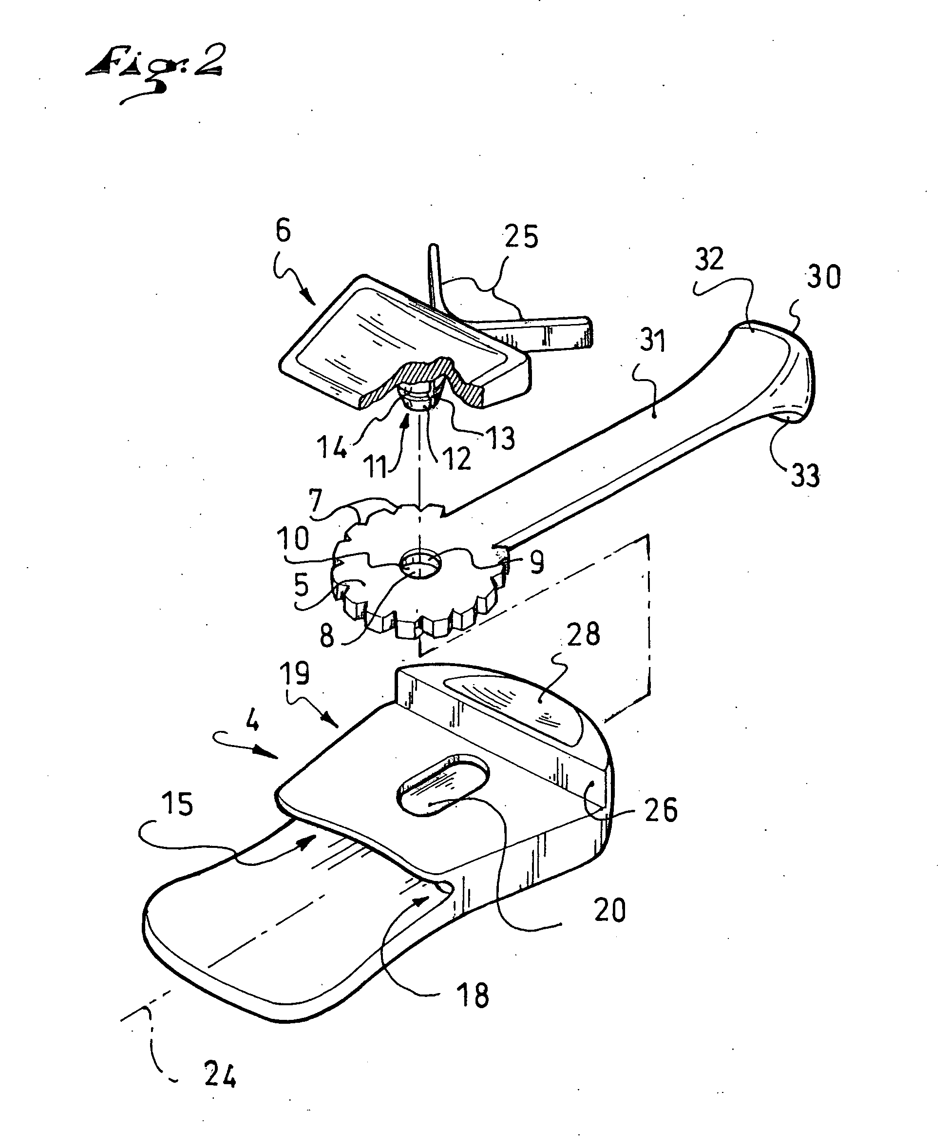 Lace blocking device