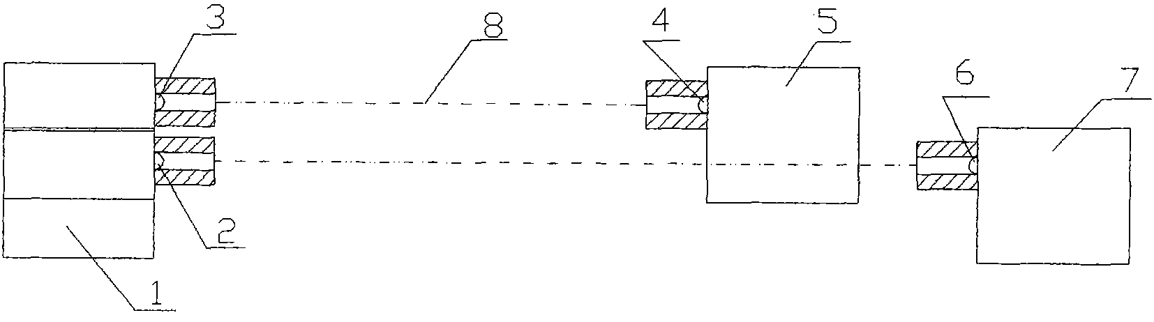 Active gas detection method and alarm device thereof