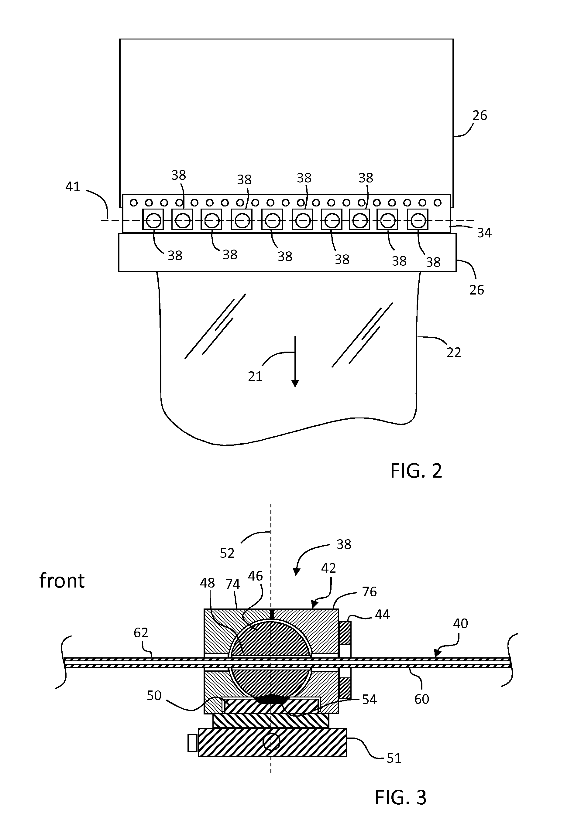 Apparatus and method for controlling thickness of a flowing ribbon of molten glass