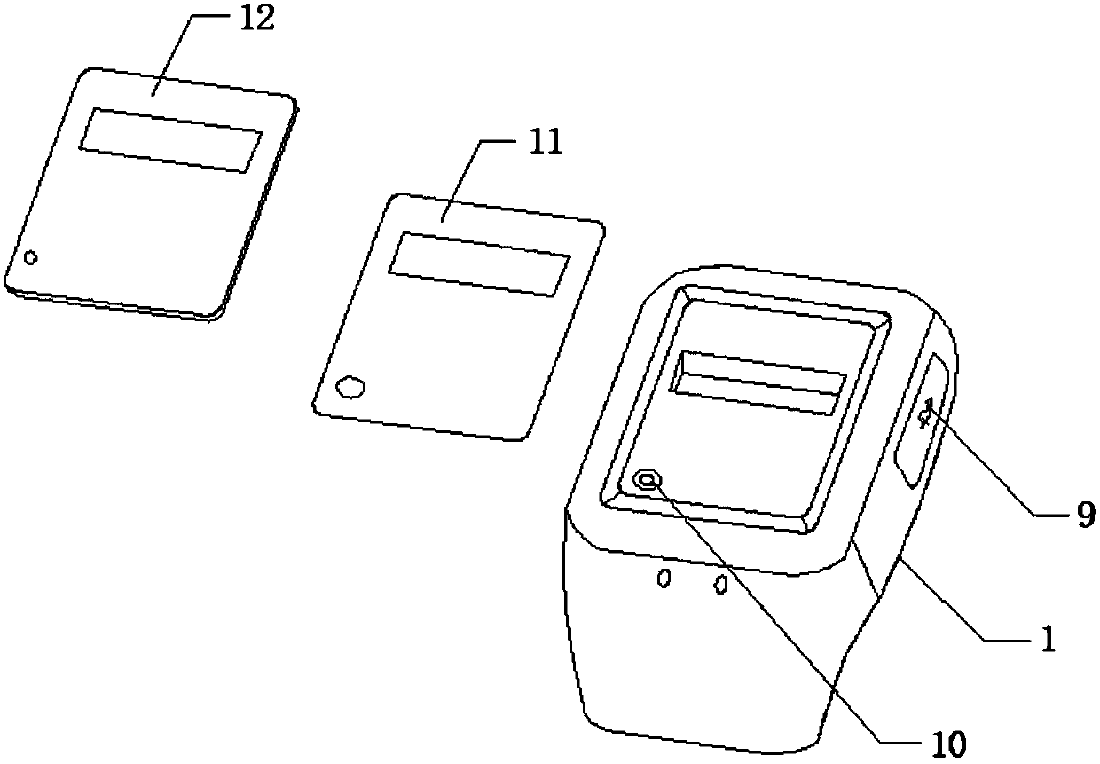 Positioning watch special for correction person