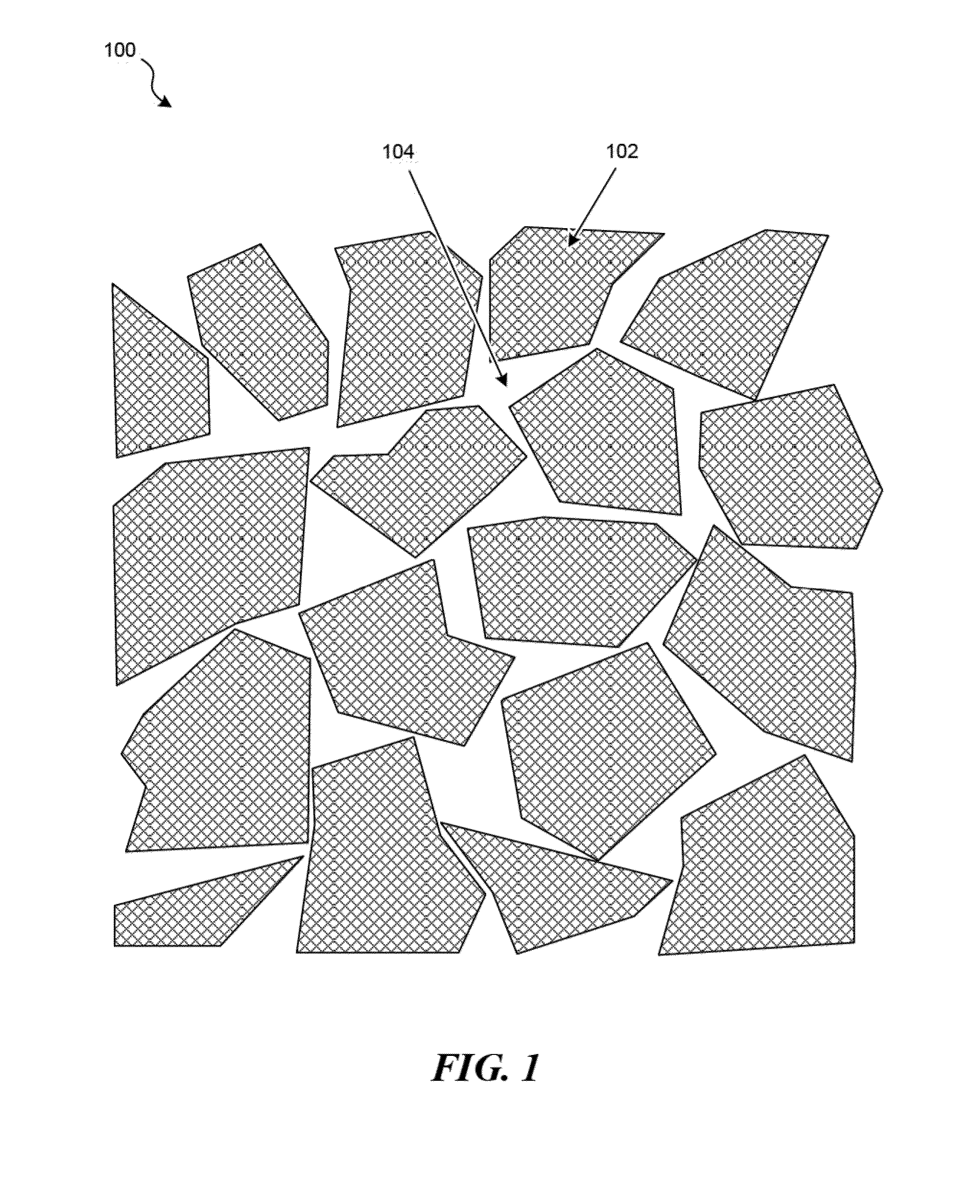 Multi-modal beds of coking material