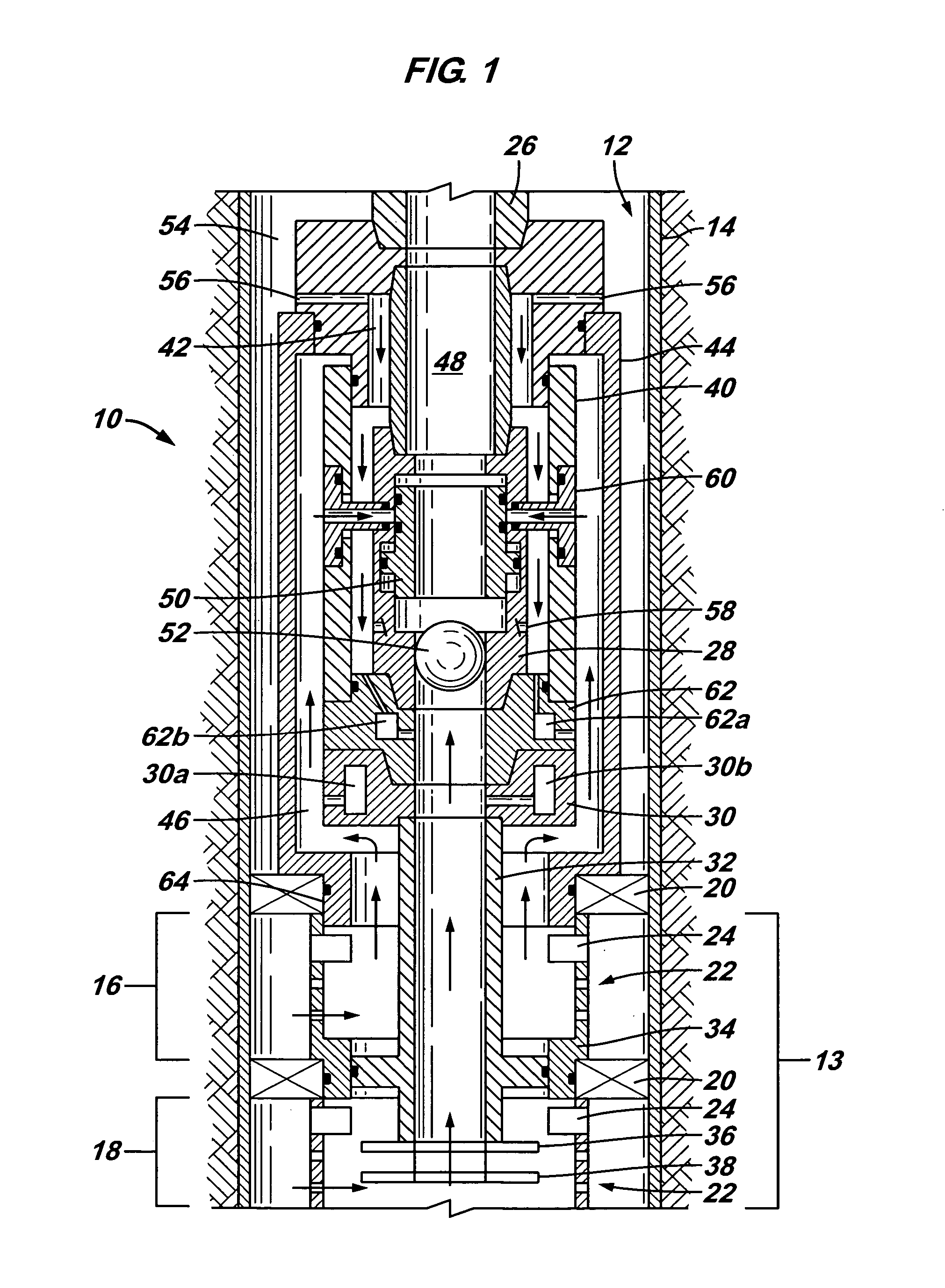 Multiple zone testing system