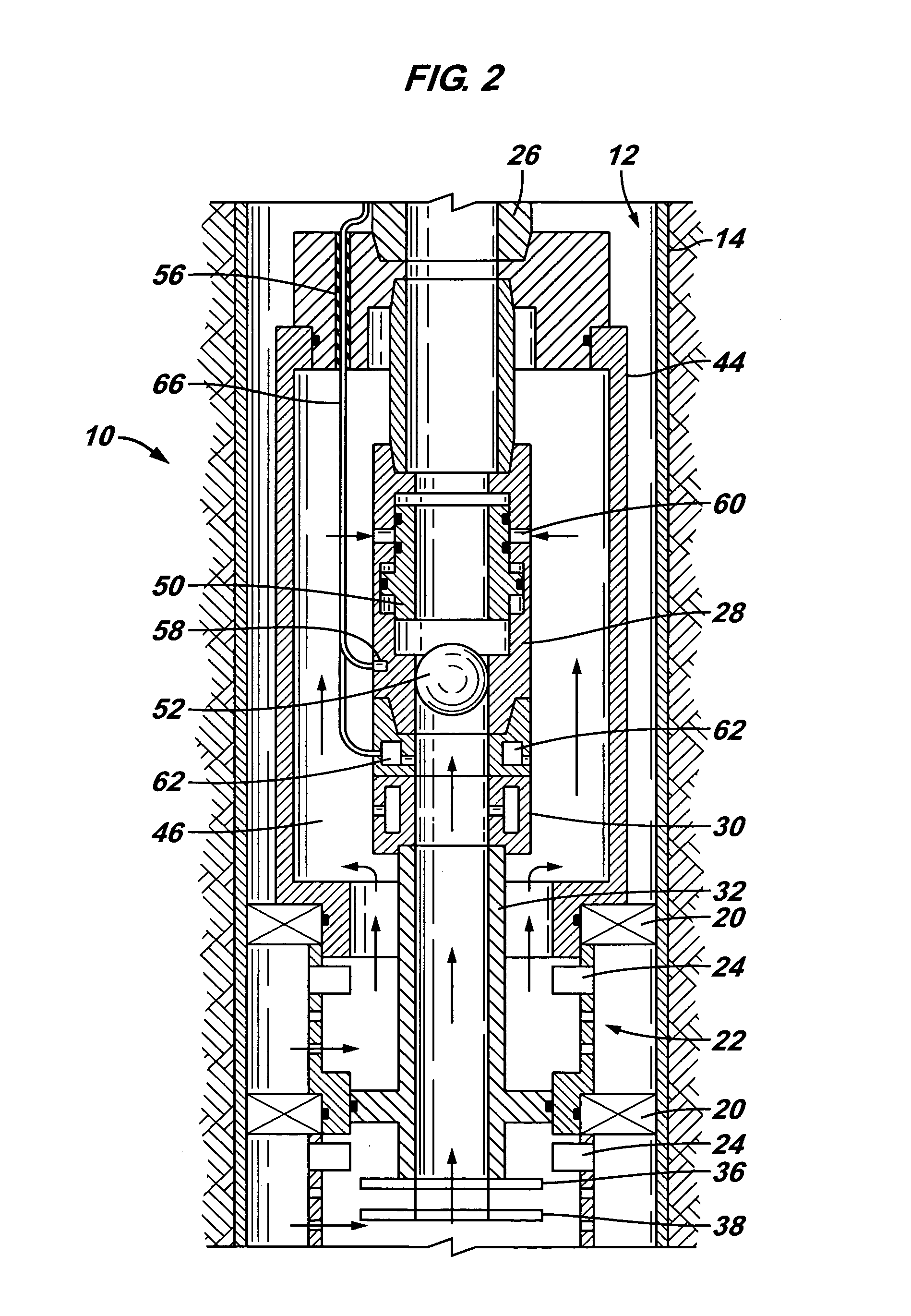 Multiple zone testing system