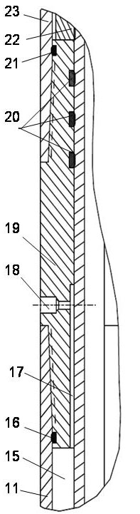 Shock absorber for drilling tool in oil-gas drilling