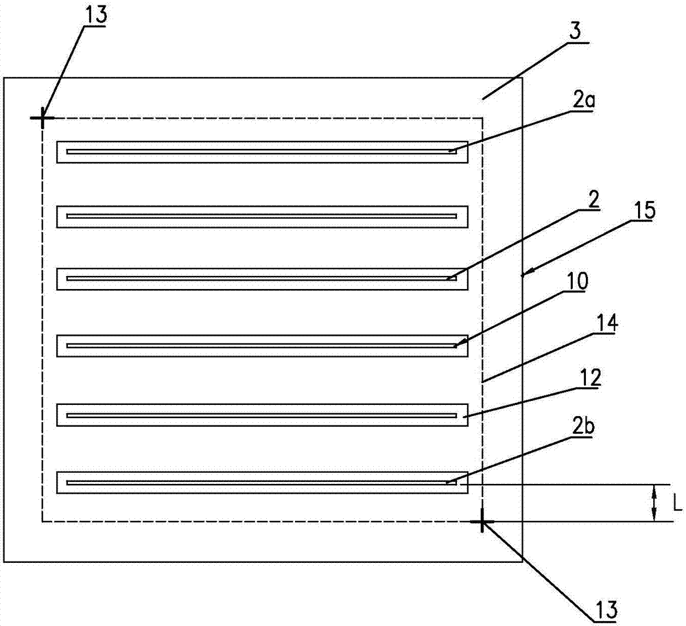 P-type PERC double-faced solar cell employing laser marking alignment and preparation method thereof