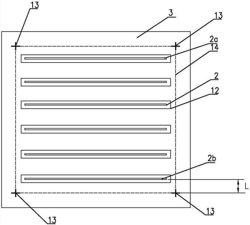 P-type PERC double-faced solar cell employing laser marking alignment and preparation method thereof