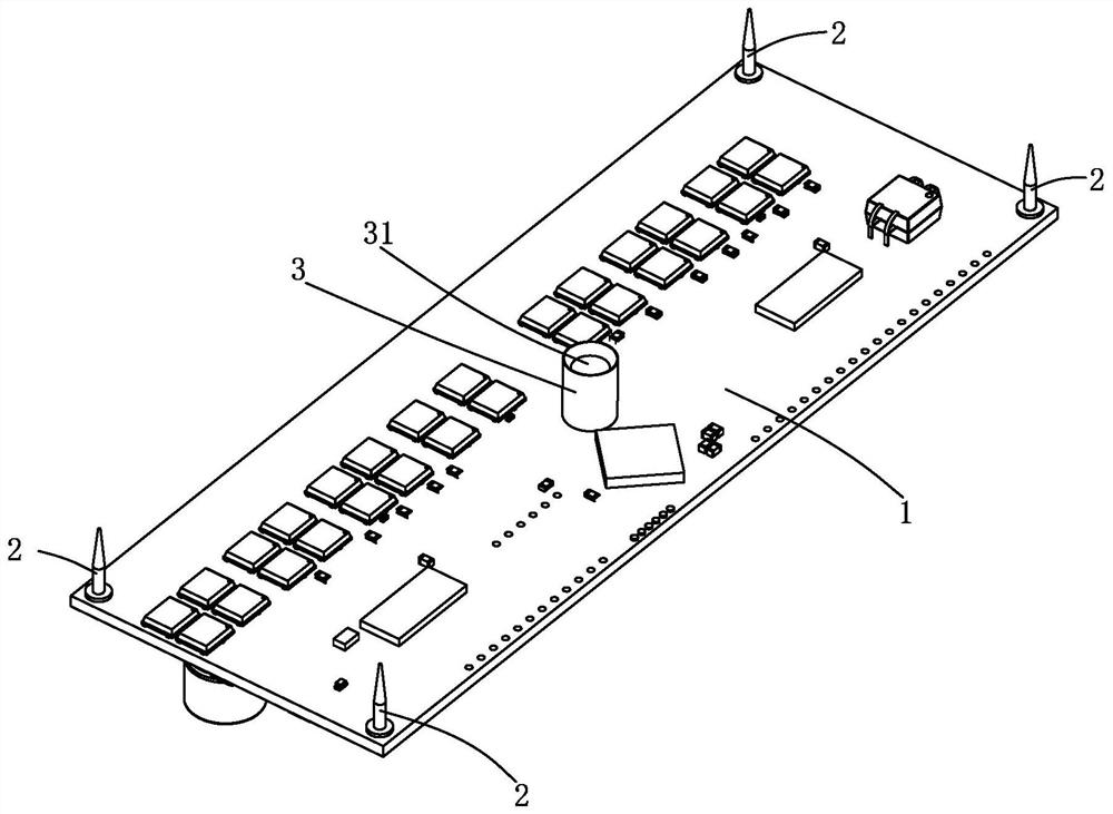 Touch heat insulation pcb board