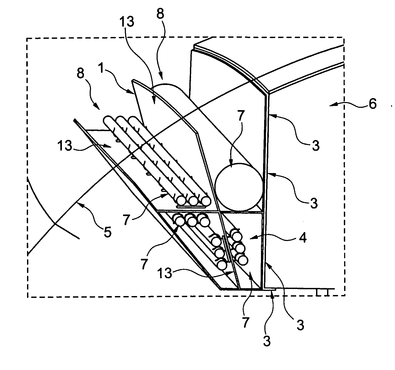 System box for accommodating aircraft systems