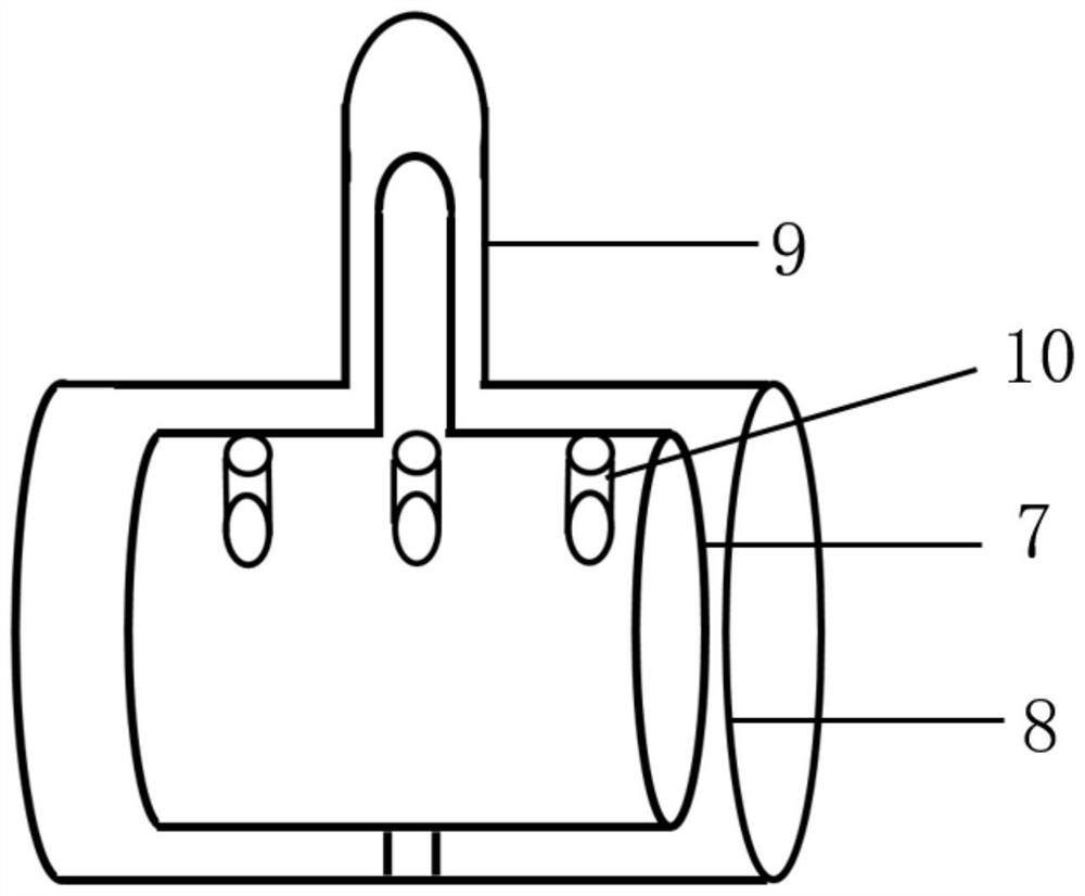 Chip atomic clock based on vacuum adiabatic miniature atomic gas chamber and its realization method