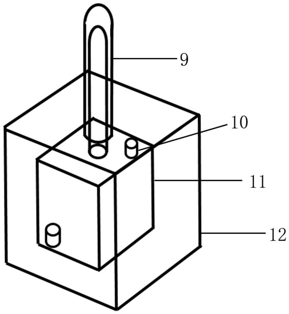 Chip atomic clock based on vacuum adiabatic miniature atomic gas chamber and its realization method