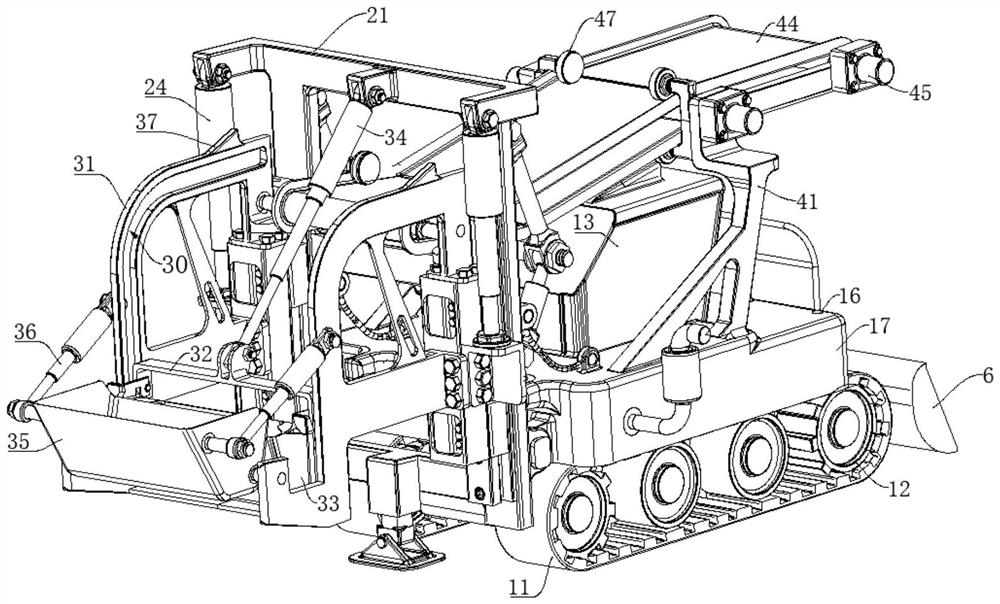 Elevator bucket type loader