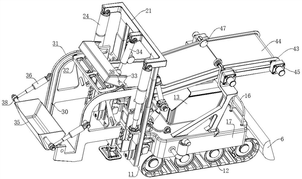 Elevator bucket type loader