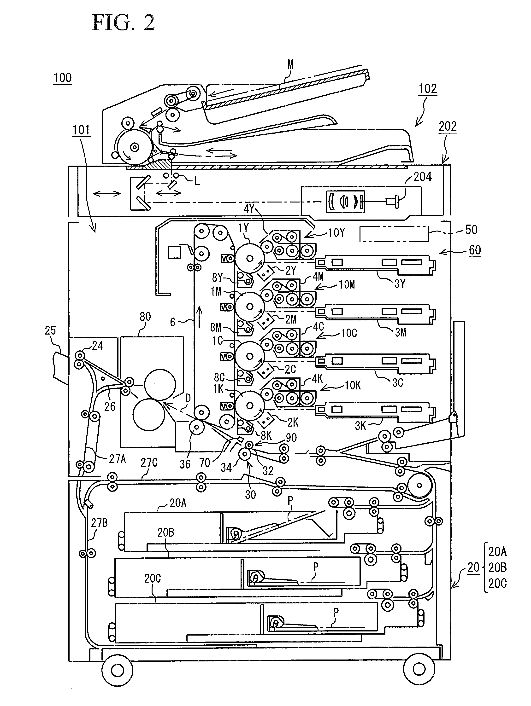 Transporting device and image forming apparatus using the same