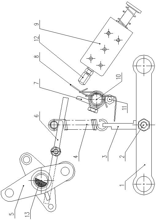 A flexible tripping structure