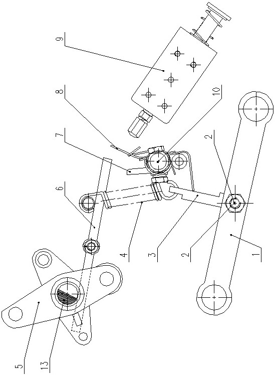 A flexible tripping structure