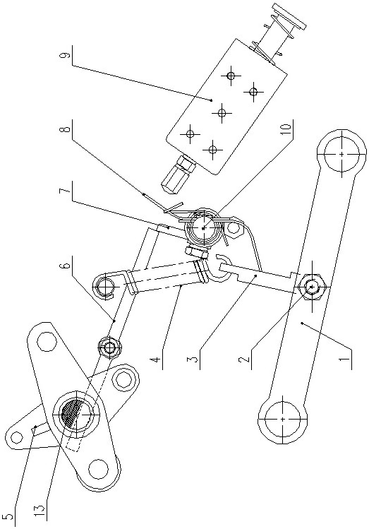 A flexible tripping structure