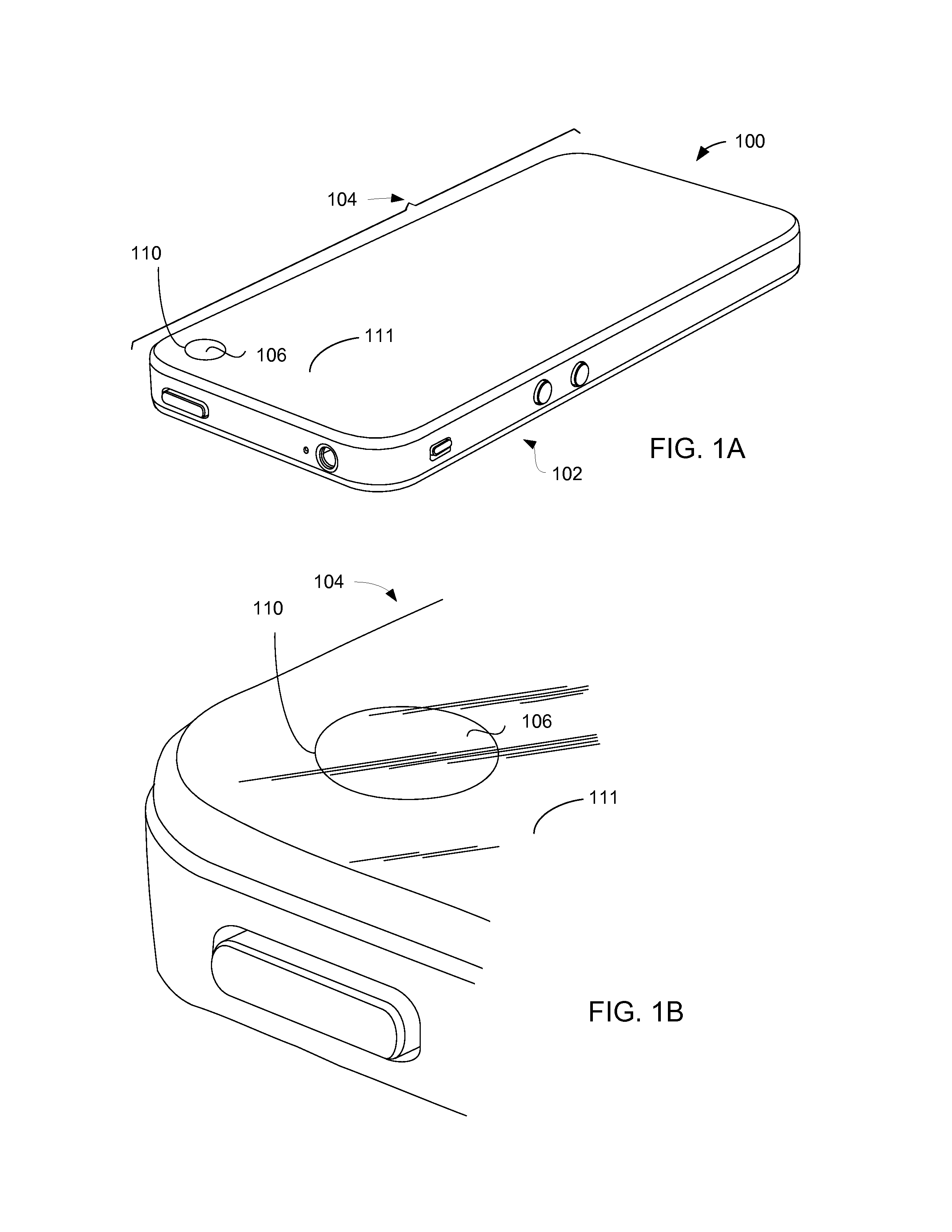 Integrated camera window