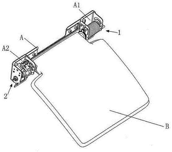 Car seat pedal turnover mechanism capable of regulating in multiple stages and automatically returning