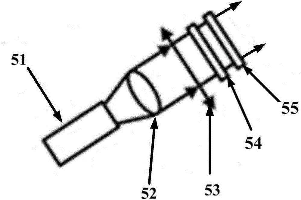 Surface plasmon resonance imaging detection device and its light source